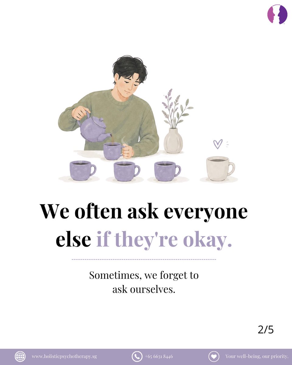 HolisticPsychC's tweet photo. Taking a moment to check in with yourself is an act of self-care, not selfishness.

#MentalHealth #SelfCare #EmotionalWellbeing #Mindfulness #MentalWellbeing #Therapy #HolisticPsychotherapy #HolisticPsychotherapyCentre https://t.co/bgSHQNlmI0