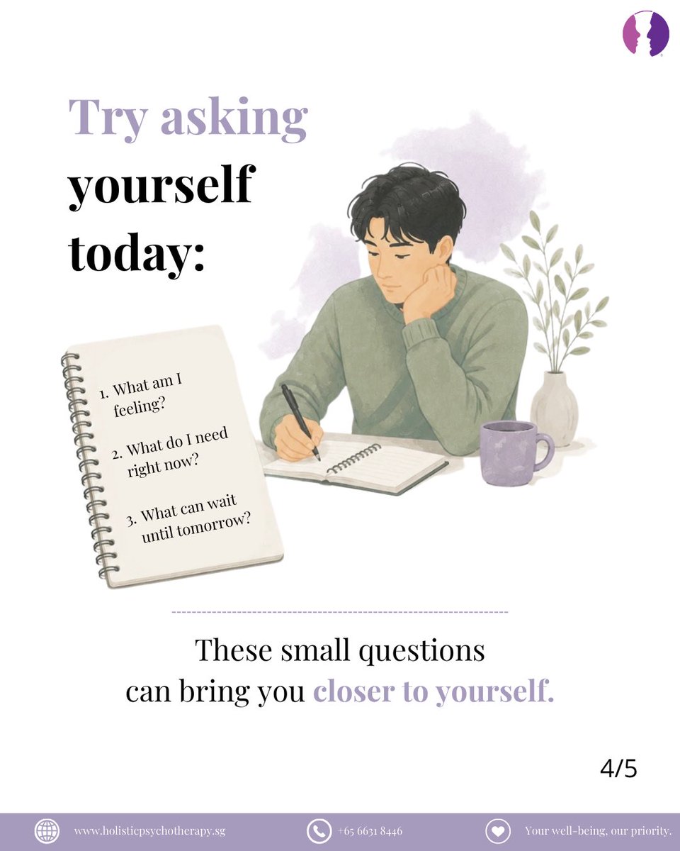 HolisticPsychC's tweet photo. Taking a moment to check in with yourself is an act of self-care, not selfishness.

#MentalHealth #SelfCare #EmotionalWellbeing #Mindfulness #MentalWellbeing #Therapy #HolisticPsychotherapy #HolisticPsychotherapyCentre https://t.co/bgSHQNlmI0