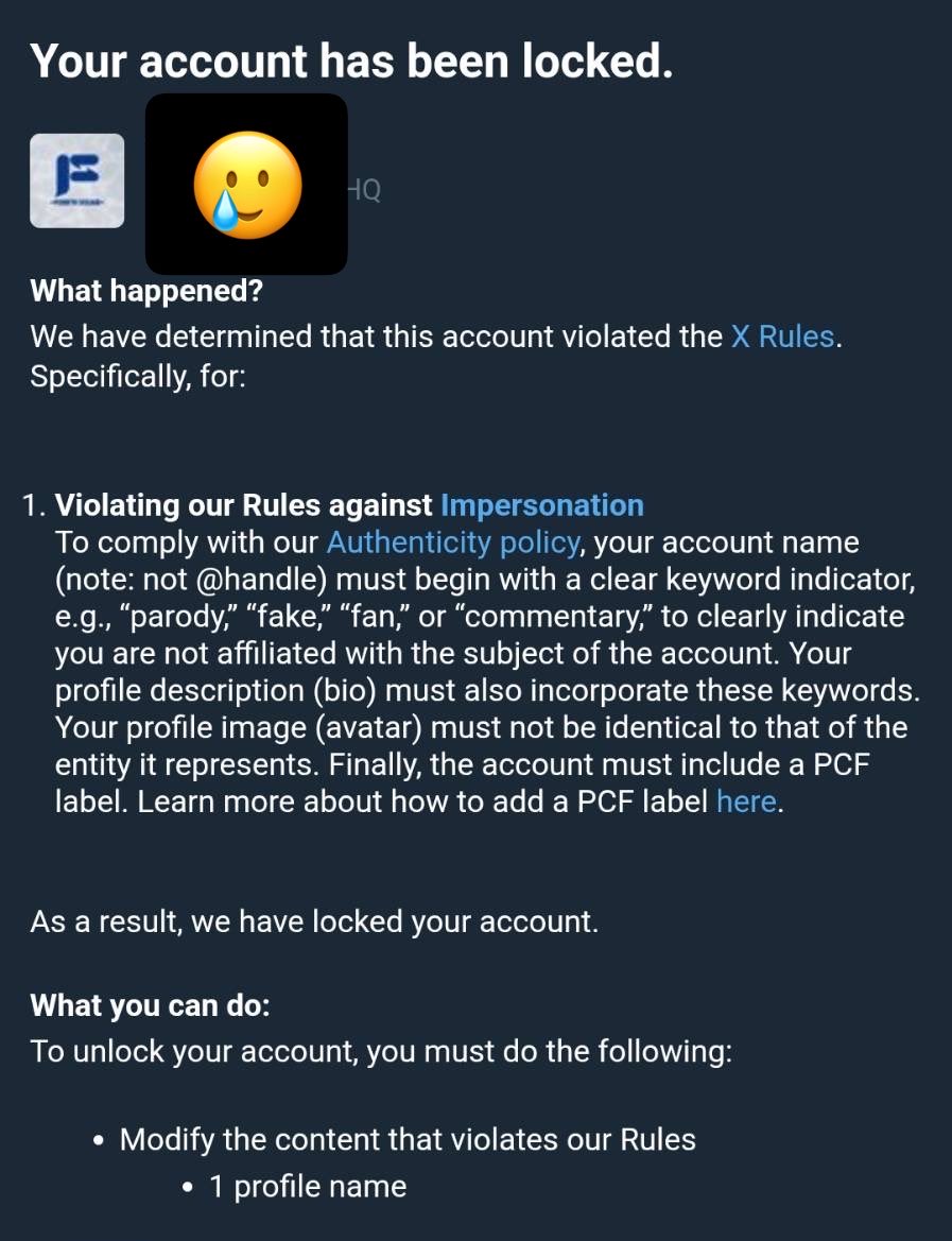 we had to add fan in our name because this happened today even when PCF ...