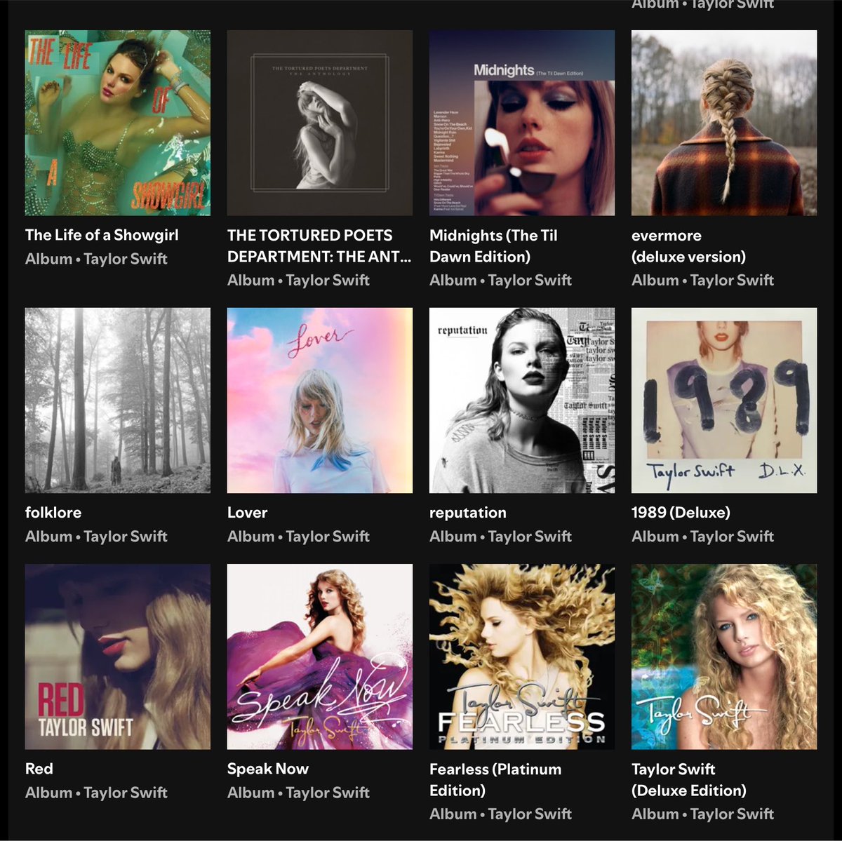 blauechapter's tweet photo. question for the culture: สามอัลบั้มที่ชอบที่สุดของ taylor swift https://t.co/3vhC7PSlif