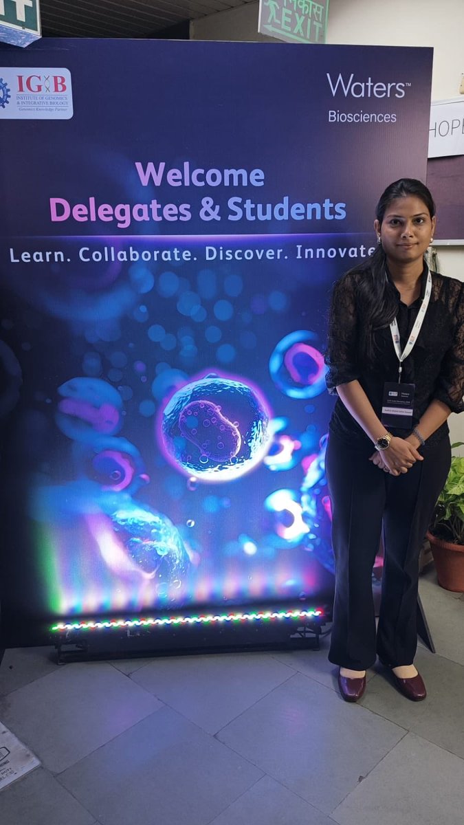 CTCTC_tmc's tweet photo. Investing in continuous learning 🧬
Our PhD scholar @AafreenAnsari44 is attending the CCM India Workshop 2026, exploring the latest advances in #SingleCellMultiomics, #Sequencing, and #DataAnalysis while connecting with experts & fellow researchers. @IGIBSocial @ACTREC_TMC https://t.co/SzZcARrRQL