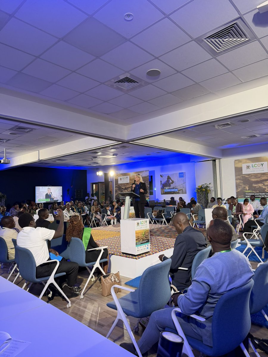 africafoicentre's tweet photo. 🌍 Driving climate action through innovation and youth leadership.

The UK High Commissioner to Uganda HE Lisa Chesney has emphasized the importance of clean energy and improved access to climate finance, reaffirming the UK's commitment to supporting climate-resilient solutions. 

She also challenged young people to be bold, take action, and lead the transition to a greener, more sustainable future.

#LCOYUg2026