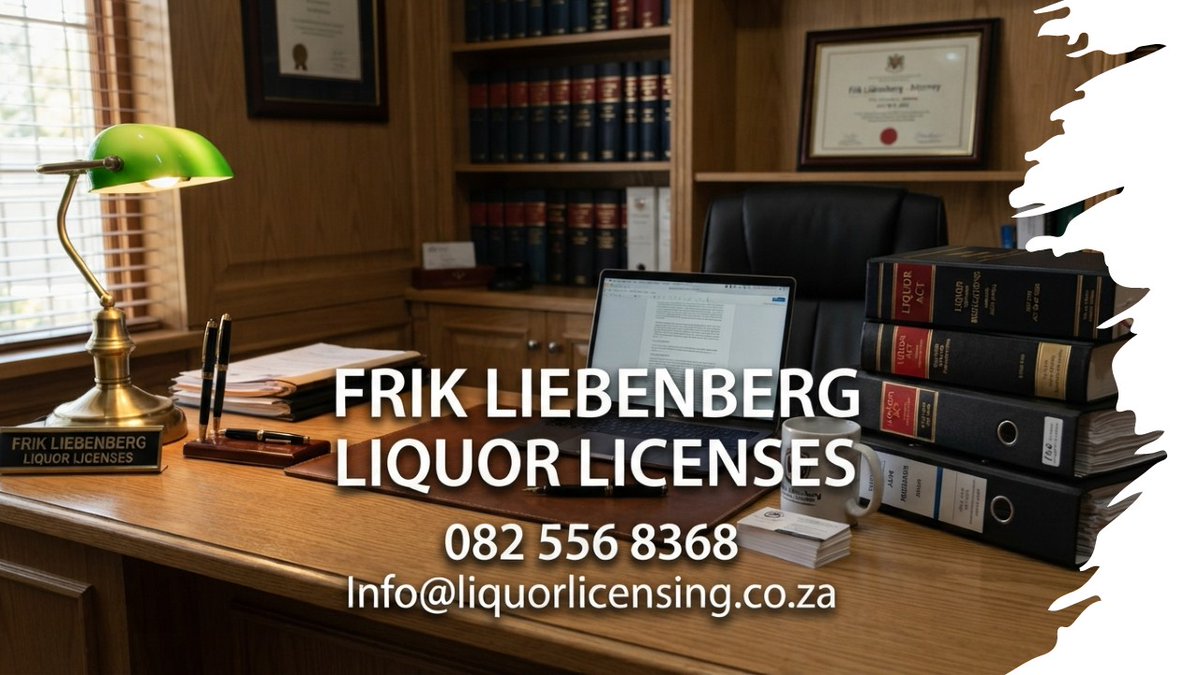 Licensingliquor's tweet photo. Frik Liebenberg Liquor Licensing
https://t.co/7HGQswJKaO
info@liquorlicensing.co.za
082 556 8368 https://t.co/qhEyMJFUP4