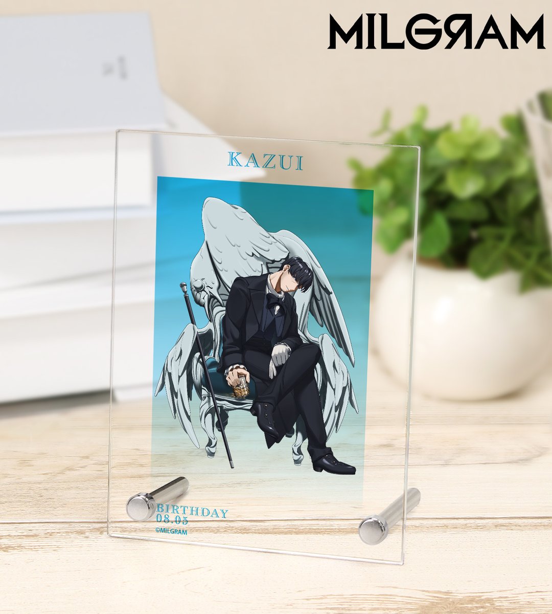 AMNIBUS's tweet photo. 【予約開始】『MILGRAM -ミルグラム-』より「描き下ろし カズイ バースデーver. 第3弾 A6アクリルパネル」「描き下ろし カズイ バースデーver. 第3弾 フォトカードホルダー」などの予約受付を開始しました！この機会にぜひご予約ください！
https://t.co/GtTtFg12e8 #MILGRAM #ミルグラム https://t.co/kGBYqCZOrN