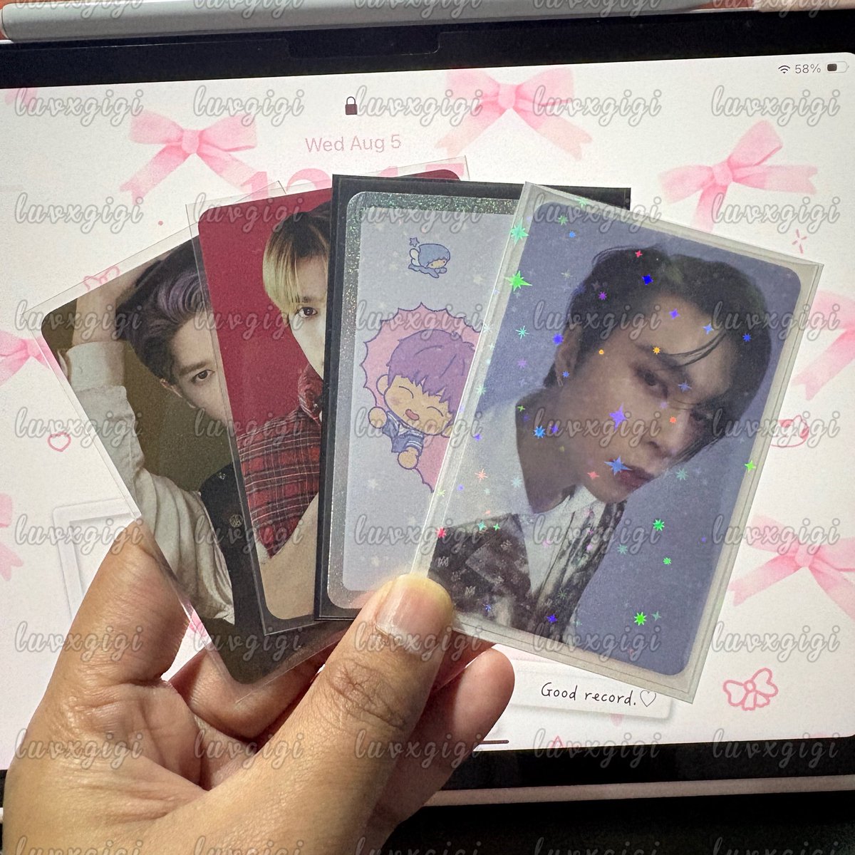 luvxgigi's tweet photo. wts lfb aespa nct pc ph

₱350/set
₱1000 take all

+ lsf

💵 gcash | payo
🚚 j&amp;t

help rt pls tysm 
tags giselle chenle renjun johnny taeyong sanrio little twin stars https://t.co/pD921sJEo8