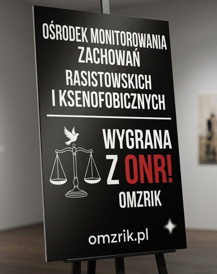 OmzRi's tweet photo. WYGRYWAMY W SĄDZIE Z ONR❗️ 🔴

​Otrzymaliśmy oficjalny wyrok Sądu Okręgowego w Warszawie (sygn. akt II C 348/23). Skrajnie prawicowe Stowarzyszenie Obóz Narodowo-Radykalny z siedzibą w Krakowie wyciągnęło przeciwko nam sądowe działa, wytaczając proces o ochronę dóbr osobistych za naszą działalność. 

​Czego od nas żądali?

 - ​75 000 zł z odsetkami ❗

- ​Opublikowania czołobitnych przeprosin na naszej stronie

- ​Usunięcia kilkunastu wpisów i komentarzy, w których punktowaliśmy rasistowskie, antysemickie, ksenofobiczne i neofaszystowskie incydenty oraz wypowiedzi działaczy tej organizacji.

​Działacze ONR powoływali na świadków https://t.co/ofC3ZL8KXc. Damiana Kitę, Tomasza Kalinowskiego czy Roberta Bąkiewicza, próbując przekonać sąd, że krytyka ich działań narusza ich „dobre imię” i reputację.

​Finał? SĄD OKRĘGOWY W WARSZAWIE NIE MIAŁ WĄTPLIWOŚCI:

​Oddalił powództwo ONR w całości.🔴

​Obciążył stronę powodową (ONR) całością kosztów procesu!

​To ważne zwycięstwo i jednoznaczny sygnał: wskazywanie mowy nienawiści, nazizmu, rasizmu oraz neofaszyzmu jest naszym prawym obowiązkiem w ramach wolności słowa i ochrony interesu społecznego.

​Nie zastraszą nas pozwami, nie uciszą nas żądaniami finansowymi. Robimy swoje!

​Dziękujemy, że jesteście z nami i wspieracie naszą codzienną walkę z rasizmem i ksenofobią! ❤️

_______
🟥 Wspieraj nas! 

​​Skutecznie ścigamy rasistów, homofobów, faszystów, ksenofobów, komunistów i proputinowskich nacjonalistów. Bez żadnego wsparcia państwa, bez unijnych dotacji.
​Jedynym źródłem finansowania działań Ośrodka są dobrowolne darowizny naszych zwolenników.

​Wspieraj nas:
https://t.co/UoCbYqT979

​Dane do przelewu:
nr konta 19 2490 0005 0000 4520 8435 8540
Ośrodek Monitorowania Zachowań Rasistowskich i Ksenofobicznych
Ul. Hoża 86/410 
00-682 Warszawa
Tytuł: „darowizna na działalność statutową”
IBAN: PL 19 2490 0005 0000 4520 8435 8540
SWIFT: ALBPPLPW

Uruchomiliśmy nasz profil na portalu Patronite; będziemy zobowiązani, jeśli zdecydujecie się Państwo zostać naszymi patronami:
https://t.co/mDBDrRpCHD

​#OMZRiK #ONR #Praworządnosc # #WolnoscSlowa #StopNienawisci