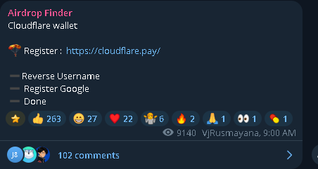 Airdropfinds's tweet photo. Cloudflare resmi meluncurkan Cloudflare Wallets, fitur yang memungkinkan agen AI memiliki wallet sendiri dan melakukan pembayaran di seluruh internet menggunakan stablecoin.

Langkah ini membuka peluang bagi AI untuk membayar API, layanan, hingga sumber daya komputasi secara otomatis tanpa campur tangan manusia. 

Claim Username walletmu disini: https://t.co/6hj7HGkZuK