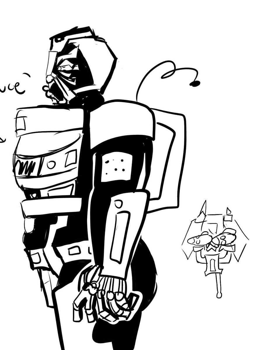 Lurker_the1's tweet photo. Mini #ratchbee doodle bc I realized I’ve never drawn this chud from the side😭 https://t.co/Msf3O6rhEH