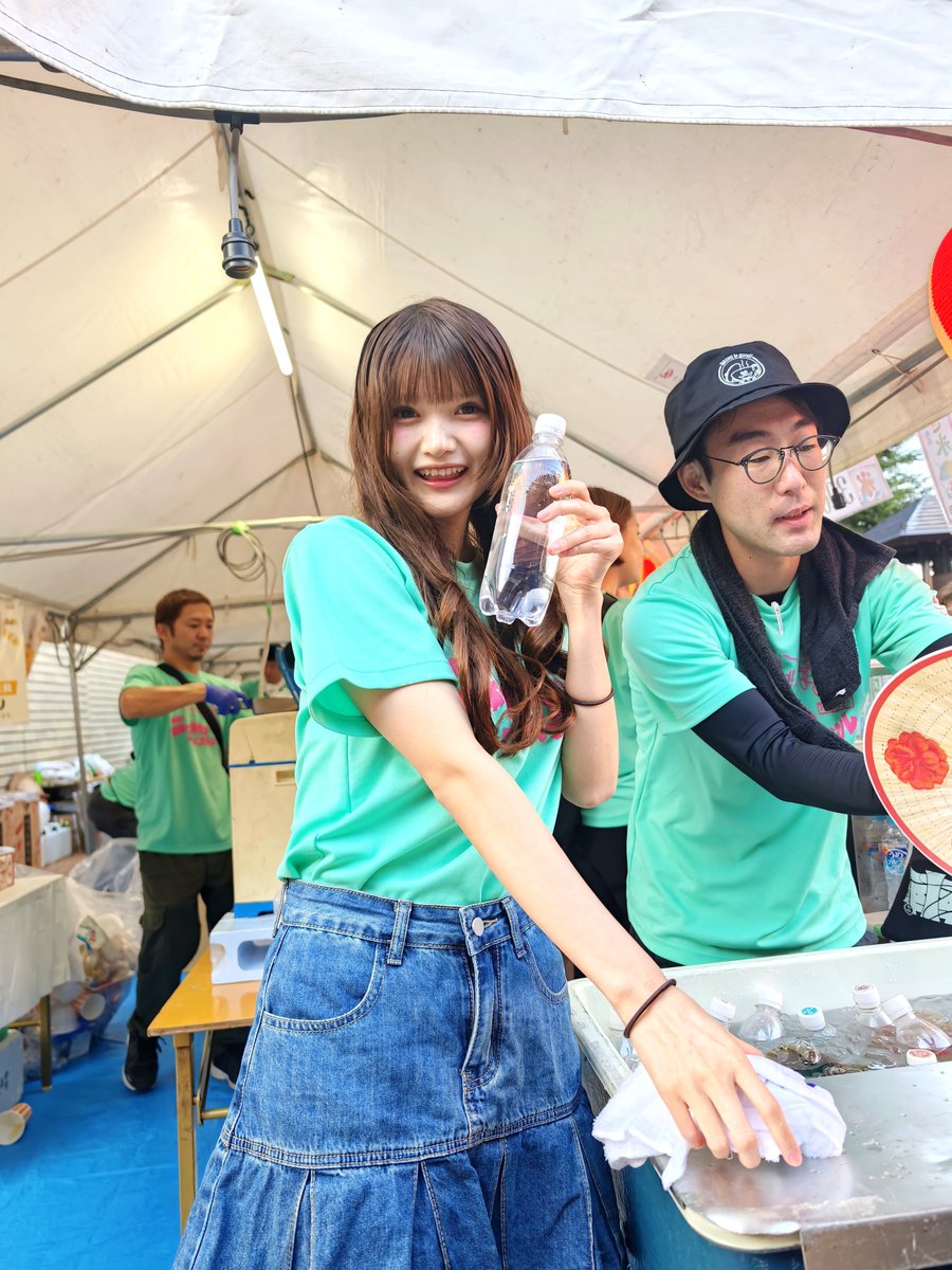 imo2man's tweet photo. アンバサダーの渡邉歩咲さんも
合流してます！
#花笠まつり https://t.co/PLRmJtJW5r