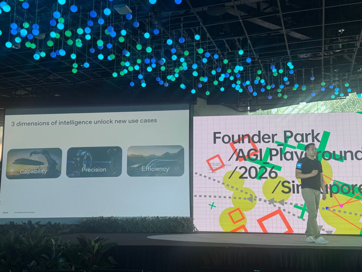 SeeGrowthOrg's tweet photo. The SeeGrowth team attended AGI Playground 2026 in Singapore, joining founders, investors, and AI builders from around the world to explore the future of AI agents, robotics, and real-world AI deployment.

We had intriguing conversations with founders regarding the future of AGI https://t.co/Ba0lGKz1UA