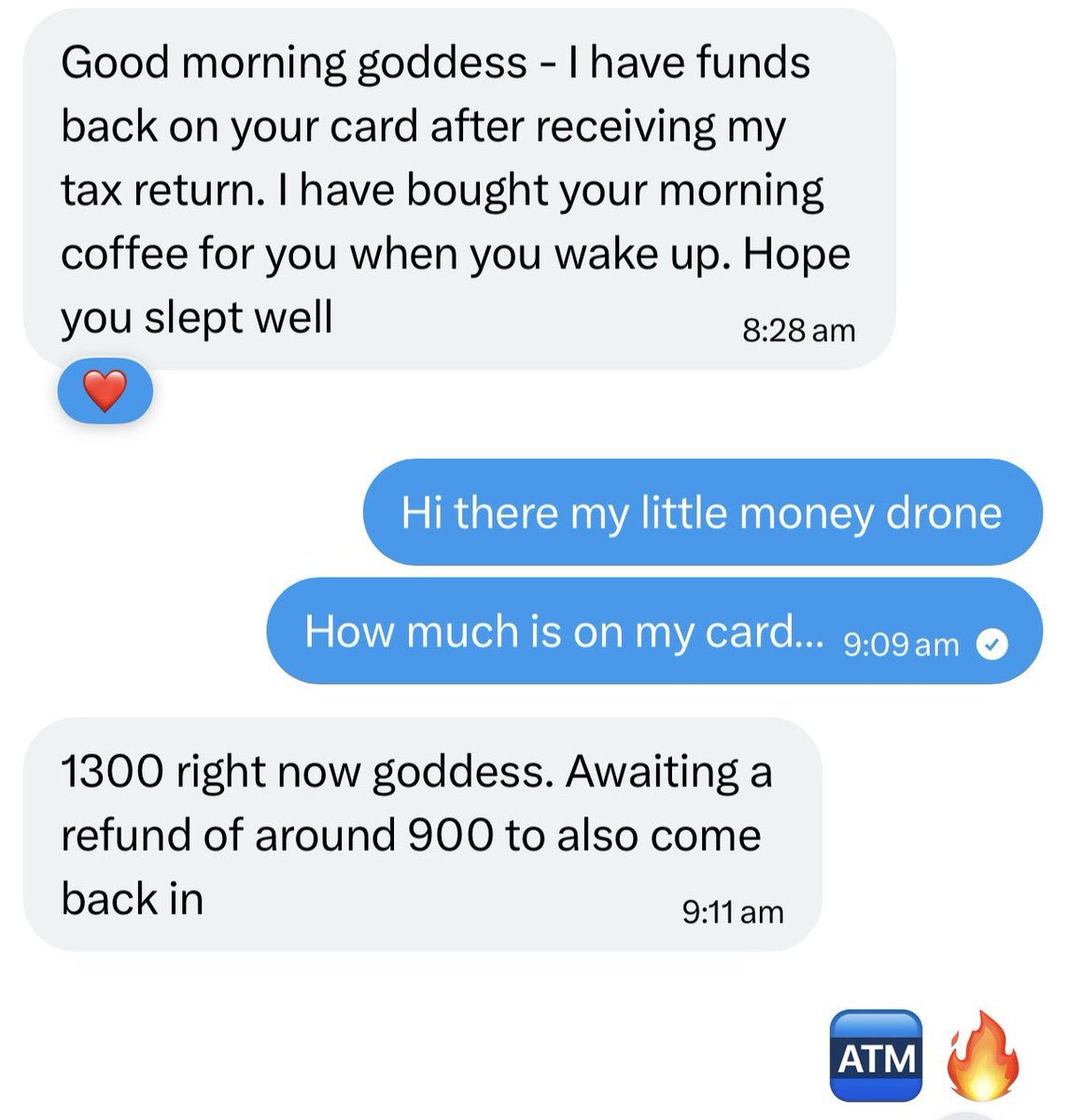 worshipallyx's tweet photo. Been using my Ally🏧 all day today on princess tings… I’m such a good bot programmer https://t.co/dRbUuTovTs