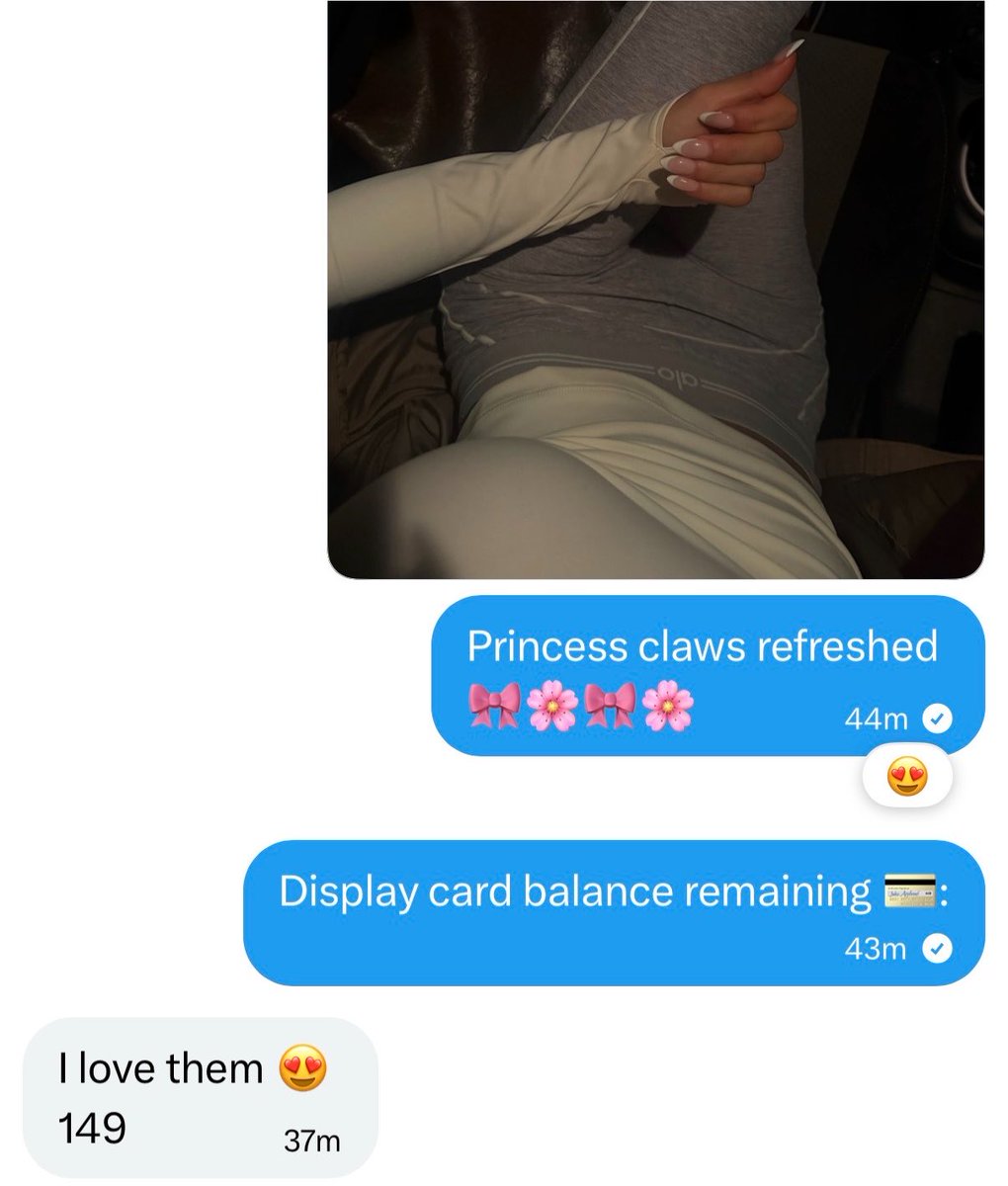 worshipallyx's tweet photo. Been using my Ally🏧 all day today on princess tings… I’m such a good bot programmer https://t.co/dRbUuTovTs