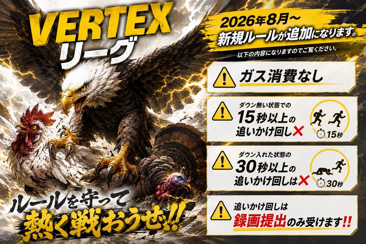 DF_CEO1018's tweet photo. 🐓🦃🦅🐓🦃🦅🐓🦃🦅
 ‼️サンスク頂上決戦‼️
🐓🦃🦅🐓🦃🦅🐓🦃🦅

8月度バーテックス
　　ま��なくスタート‼️

#3SQ #サンスク #3SQ #荒野行動リーグ #金曜日 #協賛 https://t.co/FYfoG1lO5p