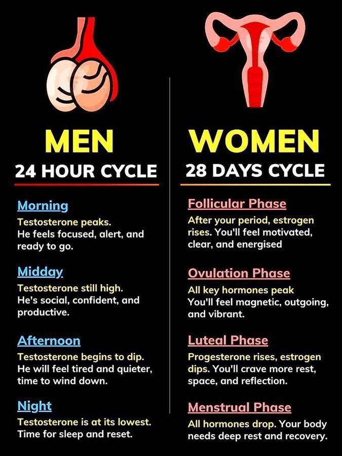 IlhamAIpgn6's tweet photo. MEN VS WOMEN CYCLE...🌿 https://t.co/8KjctuEQQt