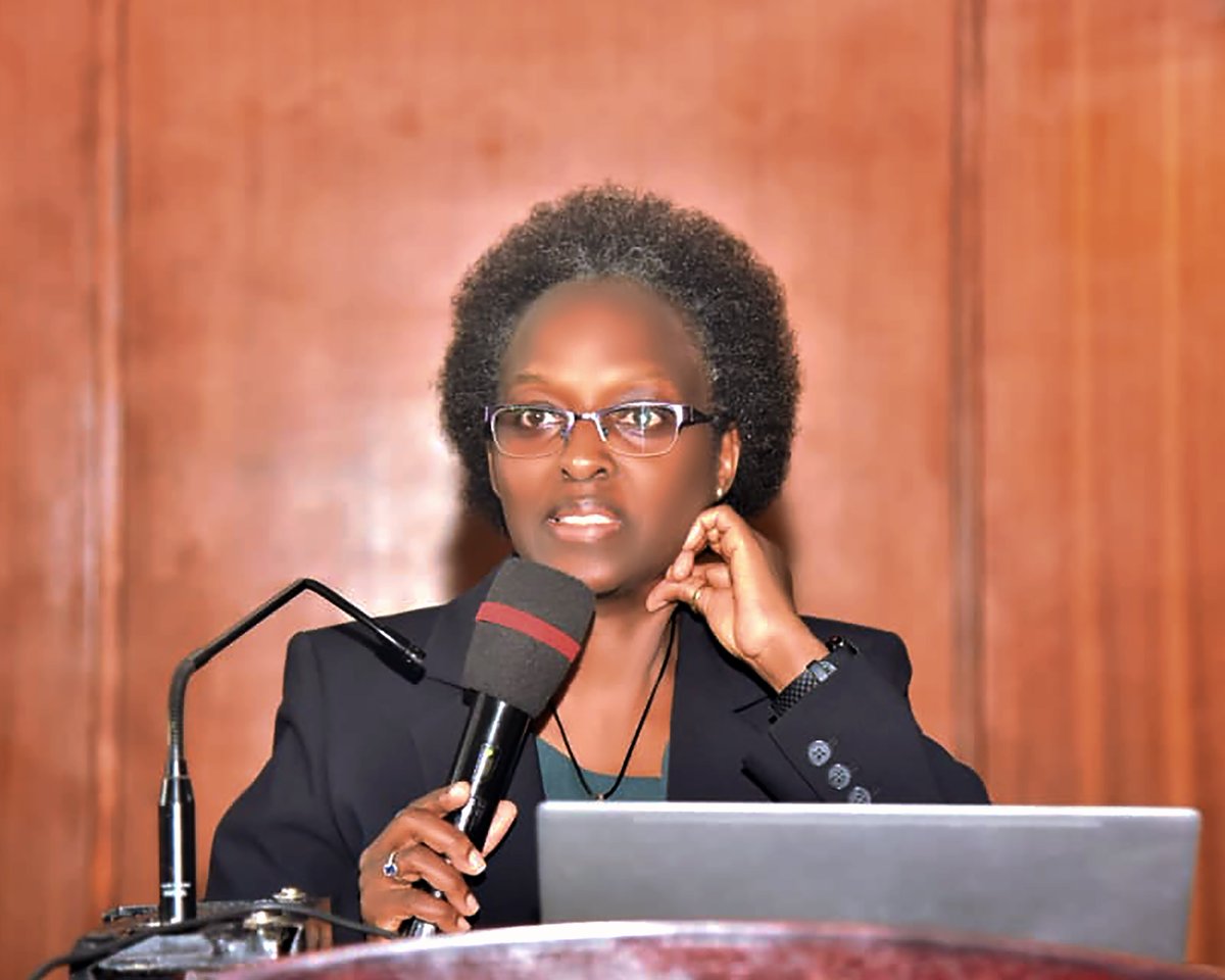 LDC_Uganda's tweet photo. "A Tradition of Legal Excellence" LDC motto is not merely a slogan—it's a commitment to excellence in legal education, legal practice, ethical conduct  &amp; service to society. Dr. Pamela Tibihikirra Kalyegira at the Orientation of Barcourse students deployed to LAC Clinic stations. https://t.co/ZoHthTZMC5