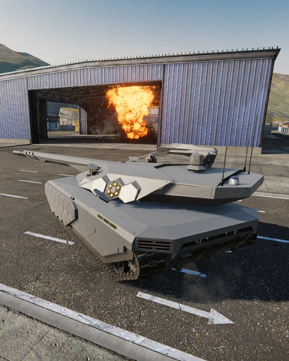 MWTankBattles's tweet photo. The South Korean K3 NG-MBT brings a serious toolkit to Tier IV:
🛡 Unmanned turret reduces incoming damage by 50%
💥 130 mm gun (4.1s reload / 1,050 mm pen)
🚀 Built-in top-attack Raybolt missiles
💨 70 km/h on a hydrogen engine
Arriving in the Taegeuk's Dawn event!
#MWT https://t.co/KYCU6otZZn