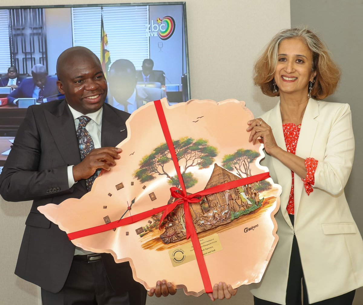 benjaminmudanhu's tweet photo. International collaboration is strengthening Zimbabwe's journey towards a greener future. Geo Pomona's high-level engagement with the United Nations and Namibia demonstrates the value of innovation, partnerships and sustainable development. https://t.co/pWIGpxjMi5