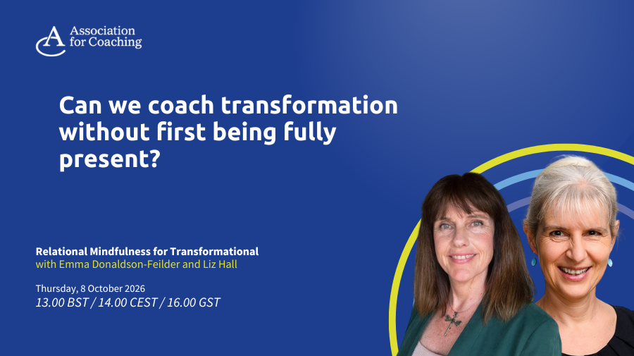 TheACglobal's tweet photo. Join Emma Donaldson-Feilder and Liz Hall for a 𝗟𝗶𝘃𝗲 𝗖𝗼𝗮𝗰𝗵𝗶𝗻𝗴 𝗗𝗲𝗺𝗼𝗻𝘀𝘁𝗿𝗮𝘁𝗶𝗼𝗻 exploring how 𝗥𝗲𝗹𝗮𝘁𝗶𝗼𝗻𝗮𝗹 𝗠𝗶𝗻𝗱𝗳𝘂𝗹𝗻𝗲𝘀𝘀 can deepen coaching conversations.

🔗:https://t.co/ryOKytCoxv

#ACGlobal #Coaching #Mindfulness https://t.co/u4zuhdT7Fn