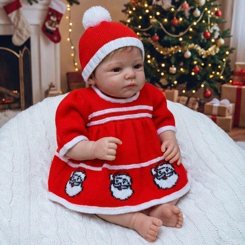 knittingtopia's tweet photo. Adorable Baby Christmas Dress and Hat Set hand-knitted with Santa Father Christmas Faces. Perfect for 0-3 Months, adding a festive touch to your little one's wardrobe.
https://t.co/bEy2UbGt8E
#etsy #babysfirstchristmas #festiveknits #festive #Christmas #craftbizparty #MHHSBD https://t.co/t99DhU8oTQ
