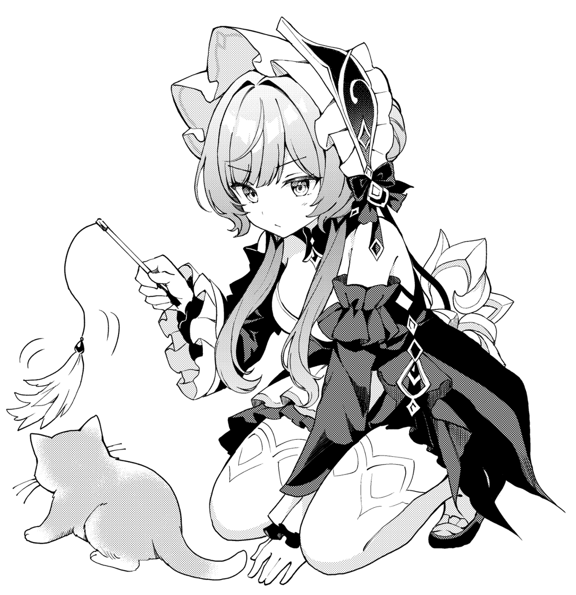 hyura3's tweet photo. サンドローネとにゃんこ https://t.co/7SdbNNhlv6
