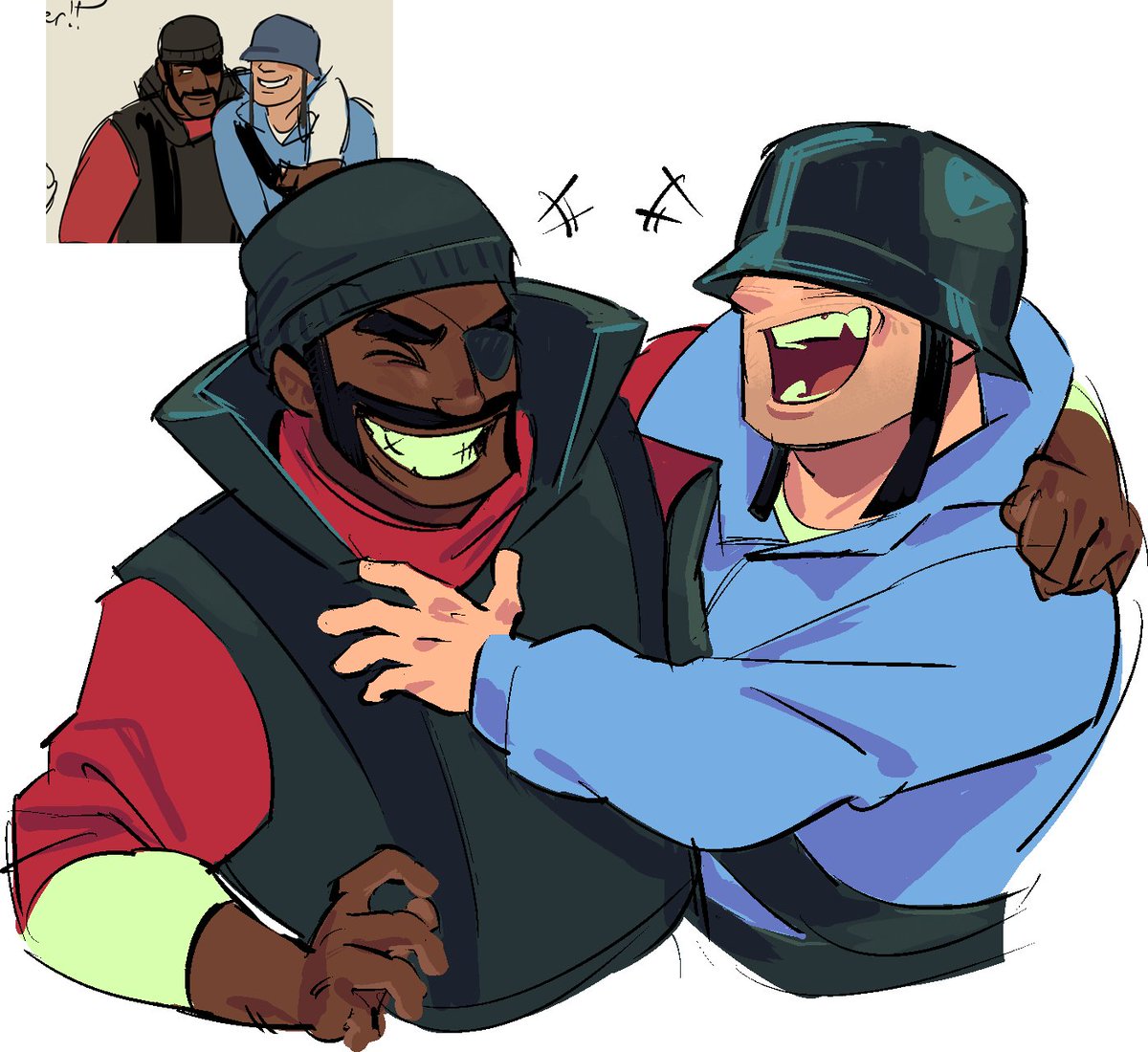 lycanlithium's tweet photo. The redraw #tf2 #bootsnbombs https://t.co/SoAjW9rzgr