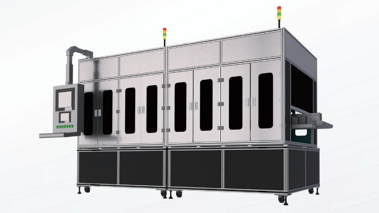 K2TECH_AIVISION's tweet photo. Here's what our Prismatic Battery Case AOI Machine brings to your factory floor:

🔍 Detects indentations, scratches, cracks, burrs, oxidation, corrosion, foreign objects &amp; more
⚡ Up to 24 PPM throughput
🎯 0.02mm optical resolution
❌ 0% miss rate for critical defects https://t.co/njDnaX95bT