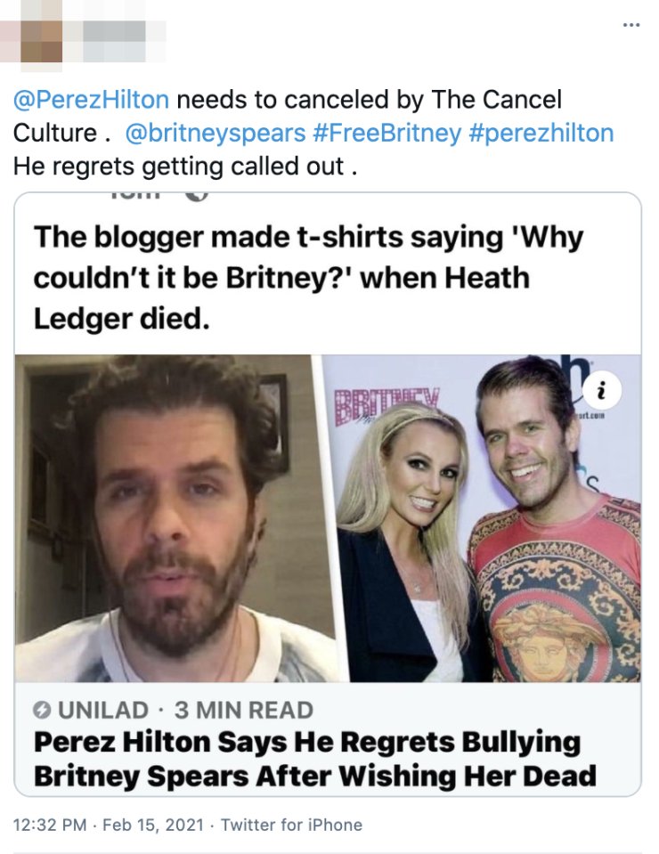 dfdfdsawnew's tweet photo. As a Britney fan, I am NOT sorry for PHilton. Karma. https://t.co/uLPBzMt3rj