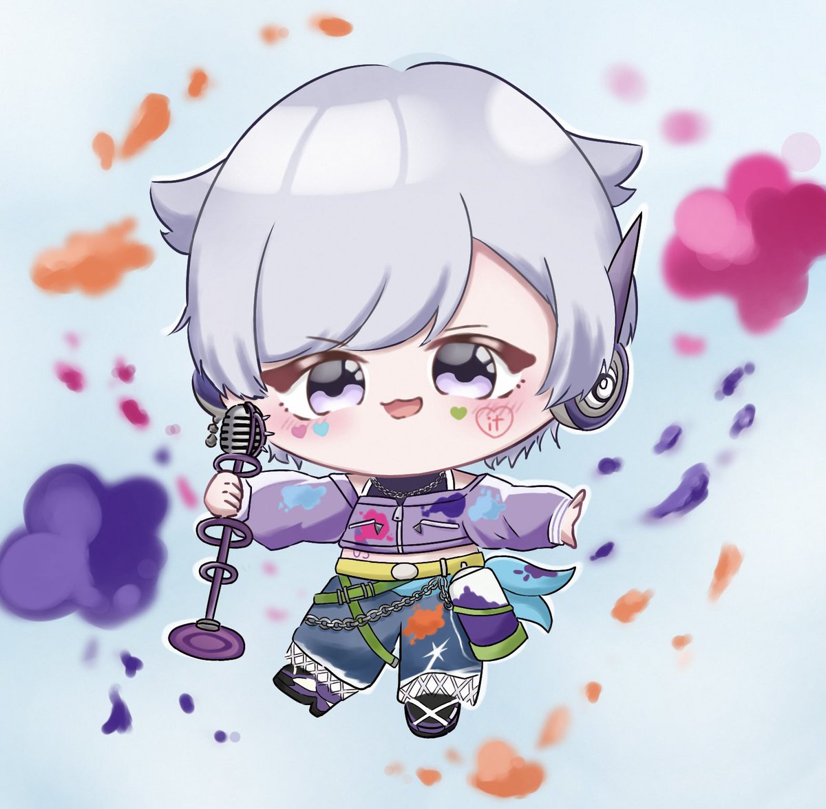 komatsuna1009's tweet photo. PAINT YOU🎨🫟

 #いれいすあーと #みにうさー  
 #全国いれいす色大作戦 https://t.co/xtHRj08XVN