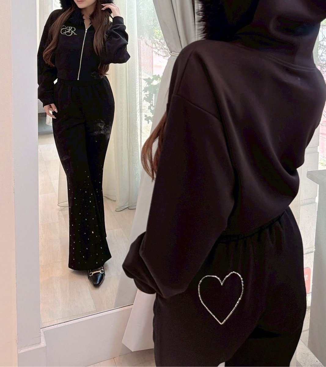 RESEXXY's tweet photo. 【セットアップ着用可能】
ラインストーンデザインスウェットパンツ♡⁼³₌₃ https://t.co/OkCoIbxHc7