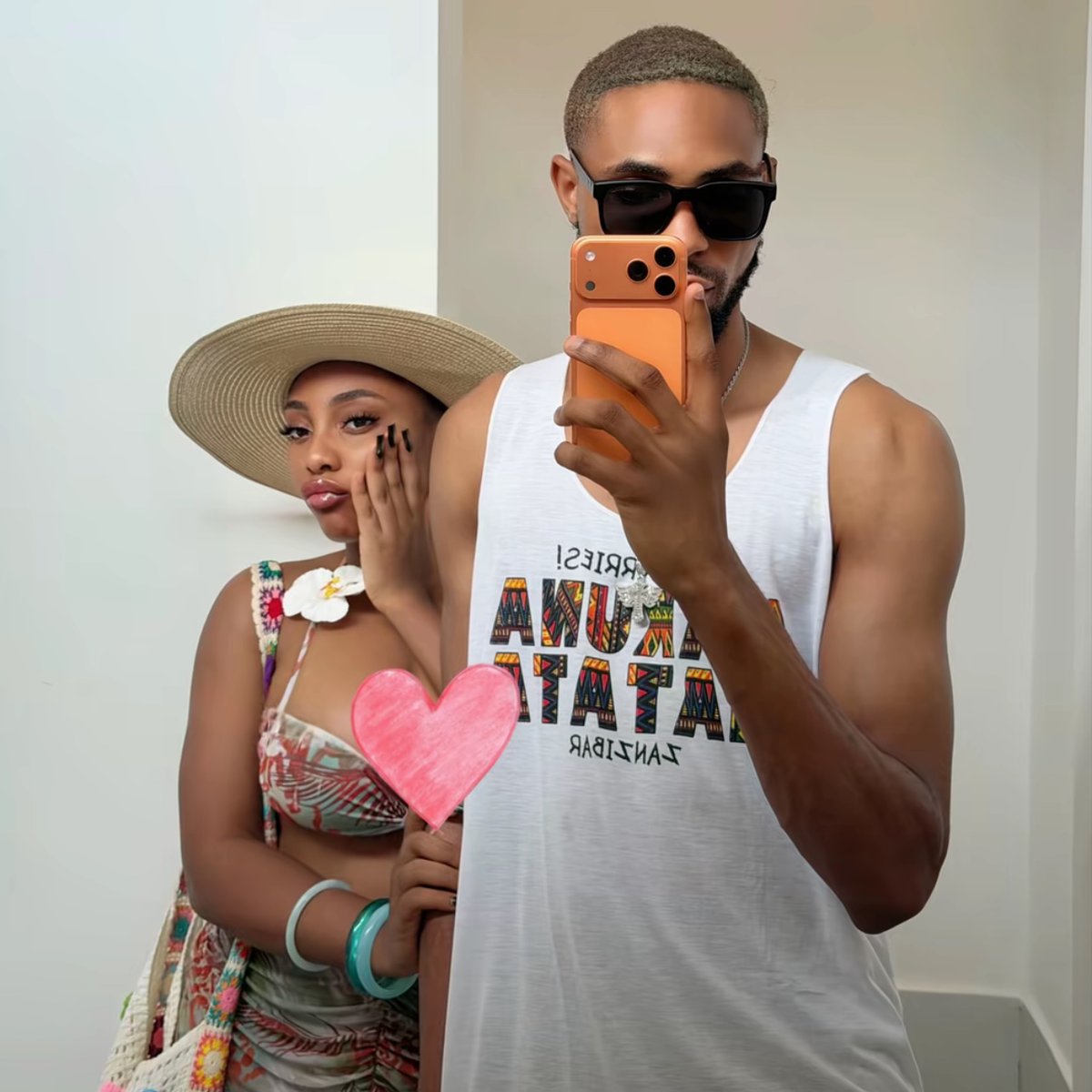 yabaleftonline's tweet photo. Popular TikTok content creator Crispdal shows off his new girlfriend Precious. https://t.co/P3U330COea