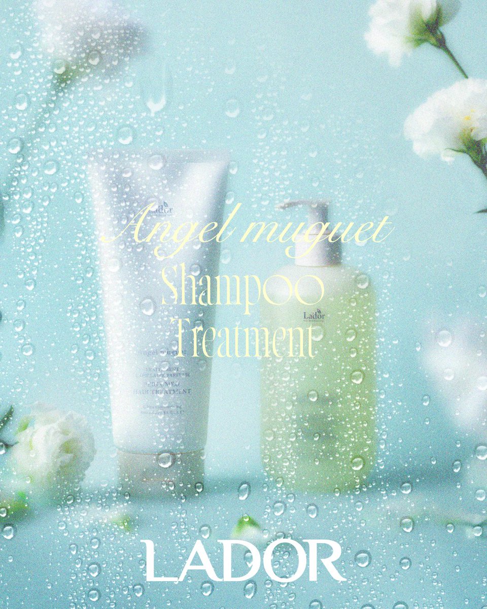 lador_jp's tweet photo. 🪽 Every wash begins with an angel.

天使が舞い降りてきたような、
清らかなスズランの香り。

🤍 Angel Muguet Shampoo
🤍 Angel Muguet Treatment https://t.co/MCBRXixh1D