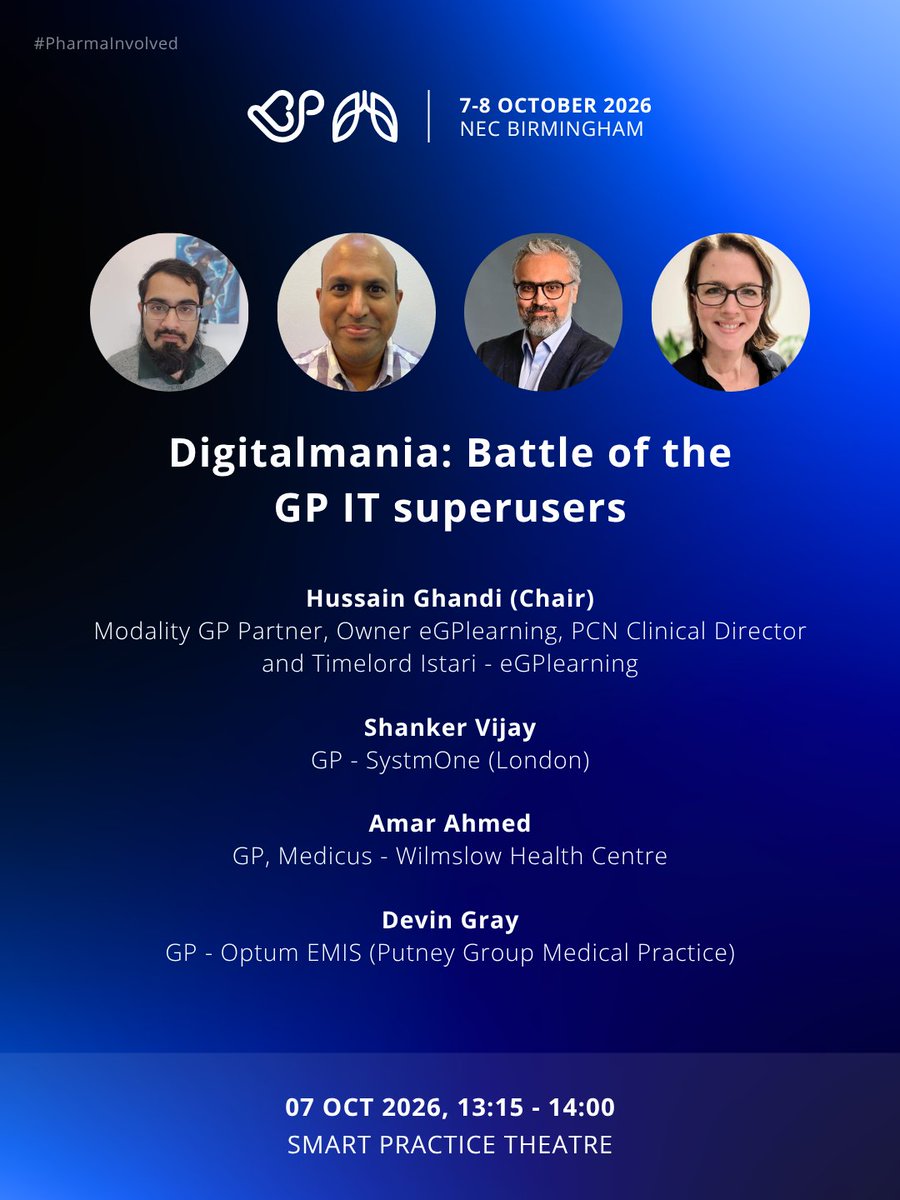 BestPracticeUK's tweet photo. Which GP IT system comes out on top?

Join Digitalmania: Battle of the GP IT Superusers with Hussain Ghandi, Shanker Vijay, Amar Ahmed and Devin Gray for practical insights into the realities of GP IT in primary care.

Register now: https://t.co/Q2RZb1KDOE

#BestPracticeShow https://t.co/sC7wBSjDuS
