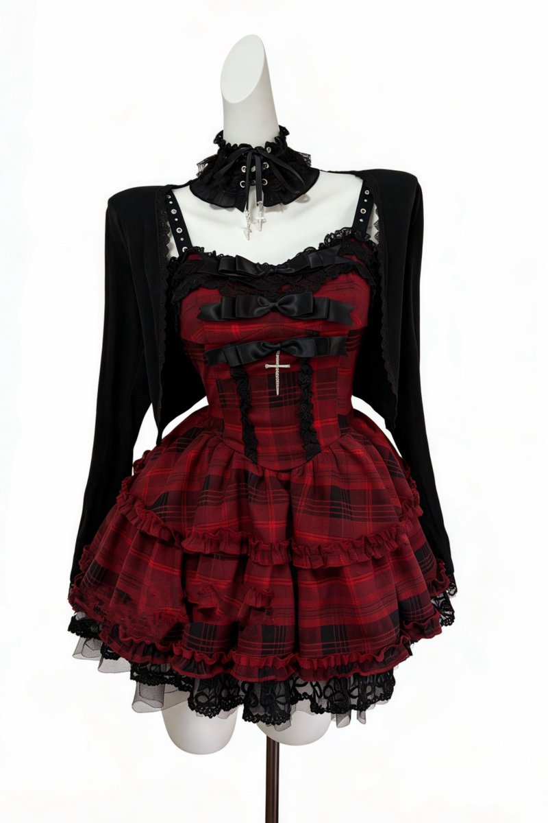 LilyBlack_shop's tweet photo. 🖤☦️ゴシック地雷の小悪魔ドレス☦️🖤 https://t.co/EGWtOGb88Q