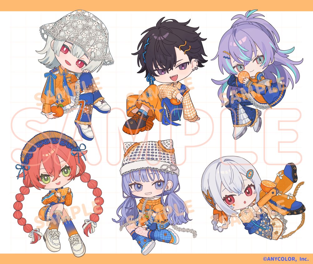 haru_sugar02's tweet photo. にじさんじ『メランコリックオレンジ』
グッズ用デフォルメイラストを担当させていただきました。
どうぞよろしくお願いいたします🍊 https://t.co/2eYjUYHWuq