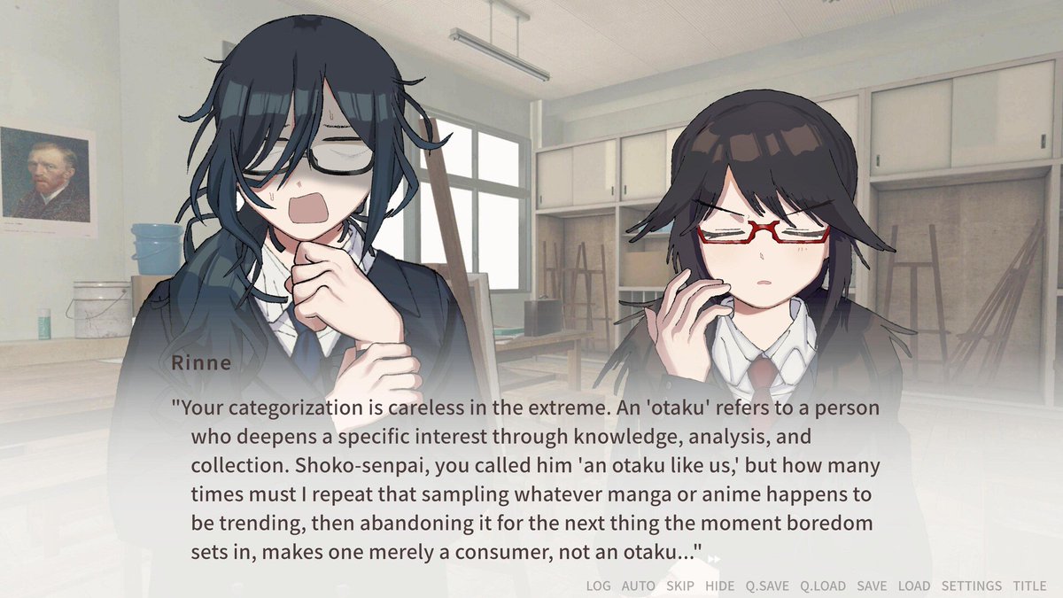 AUTOMATON_ENG's tweet photo. Japanese visual novel Girlfailure Art Club, in which you spend your school days with four “cringey otaku girls,” gets Steam store page

https://t.co/bCtADama7y https://t.co/cd7tcE7aL5