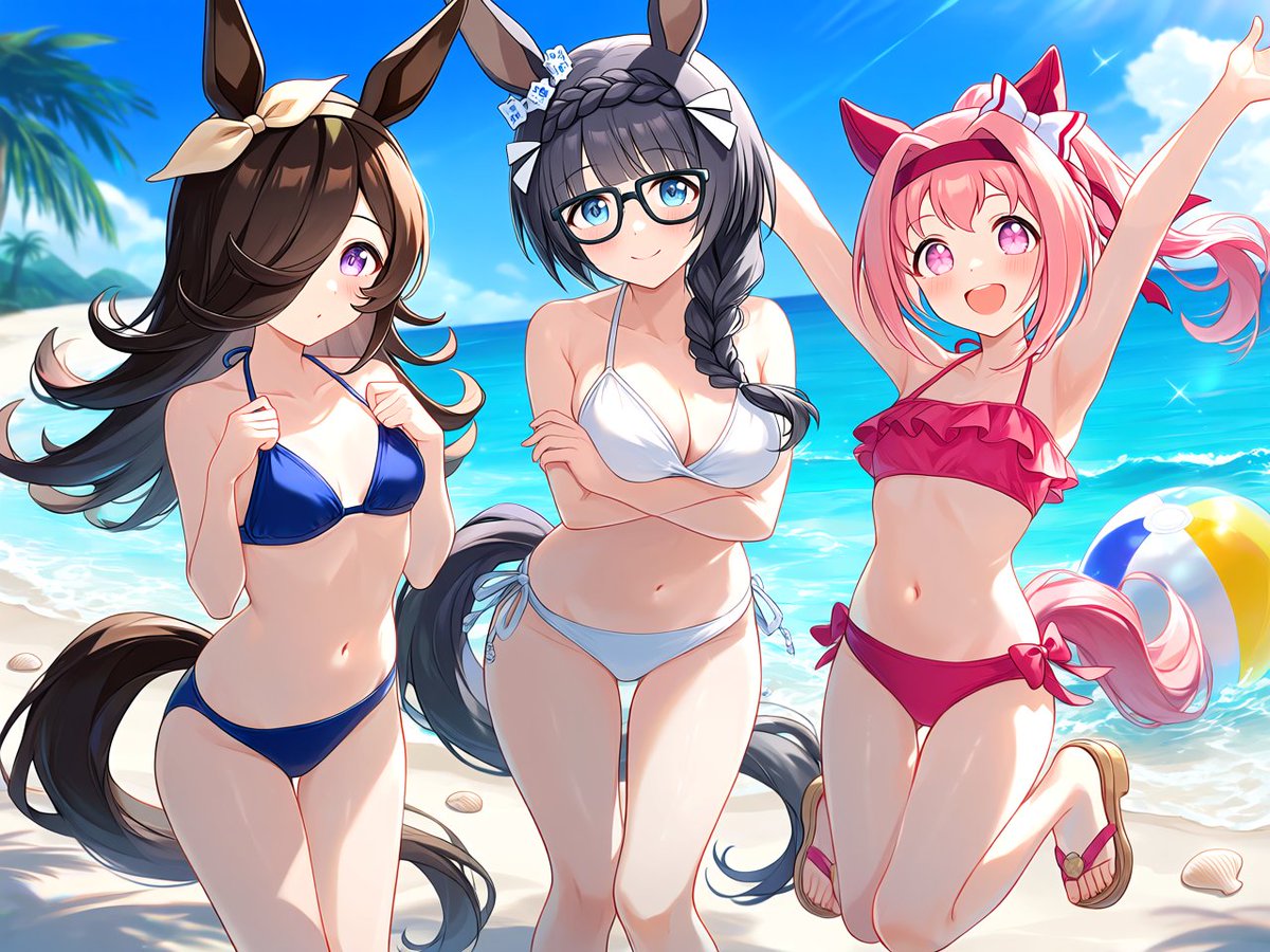oky310r's tweet photo. #私の三女神
水曜日は水着👙🩱Day https://t.co/zbGChitlmL