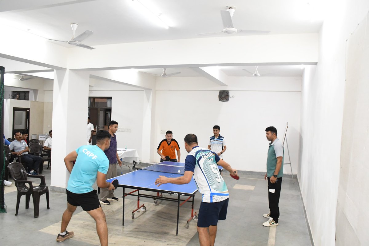 GCRAIPUR's tweet photo. #InterBattalion (Ops) Table Tennis Tournament 2026 successfully organised by #GCRaipur. 🏓

A total of 17 teams participated, demonstrating discipline, sportsmanship, team spirit, and enthusiasm throughout the tournament.

🏆 Champions: 131 BN
🥈 Runners-up: 168 BN https://t.co/TpqfzRpFiM