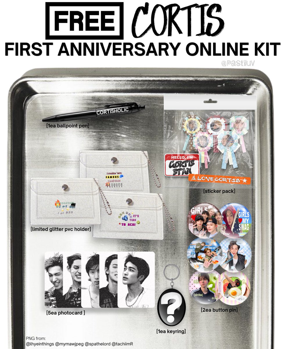 pastiluv's tweet photo. ˙ ⋆ cortis 1st anniversary freebies ⋆˙
online kit by: @pastiluv

how to claim:
— ph coers only! 🇵🇭
— mbf, like, and rt
— jotform will be posted 
     tomorrow 8PM 
— strictly 1 kit per person 

#cortis #cortistwt
#coer #coertwt https://t.co/JCrimCd4q1