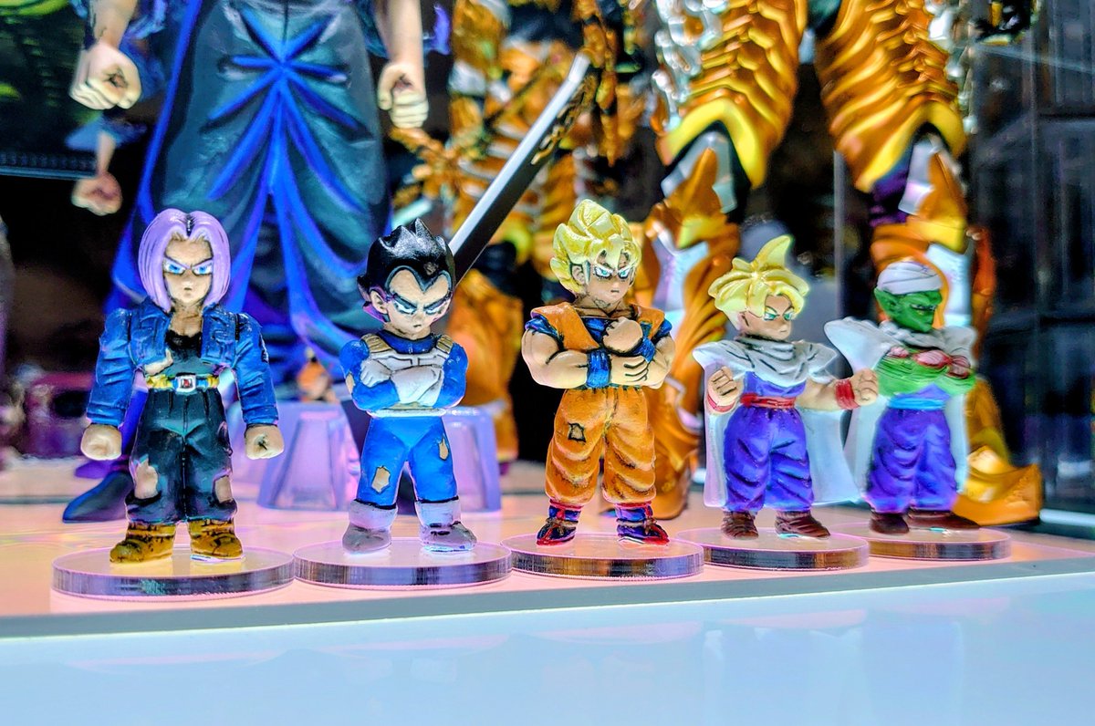 olapspecial's tweet photo. 一度コンプして手放した #ドラゴンボール 消し 🐉
懐かしくなり再蒐集😁
メイン5人を彩色ネコさんに塗って頂きました🤩いつも大感謝🥰

子供の頃この孫悟飯が銀に塗り潰されてる物を拾い、酷い事をするなと綺麗に洗って大切に保管✨
それが実はレアな銀メッキverだったと知ったのは30年後の話でした🤣 https://t.co/1ZIeZ0mDET