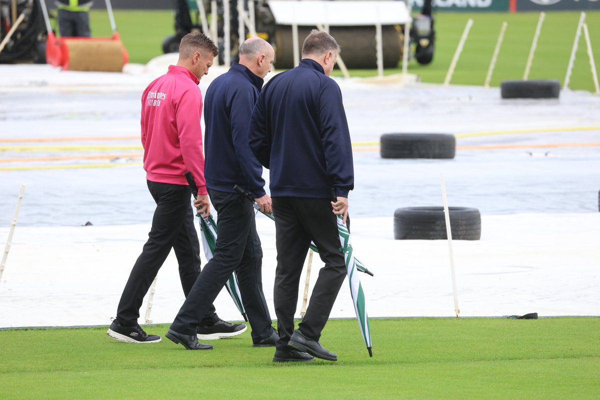 cricketireland's tweet photo. We'll have a ground inspection at 12pm.
#BackingGreen #FailteSolar https://t.co/6F2LiqbqoY