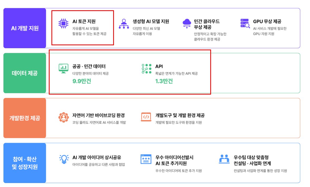 hmmmmmm1458's tweet photo. 님들 이거 신청하세요!!!!!!!!!

정부에서 지원하는 AI 프로젝트인데 선착순 3만명이고
토큰 지원해주고 공공+민간데이터 데이터 제공해줌

초보자도 쉽게 바이브코딩 하게끔 지원하는 듯
일단 댓글 링크 남겨둘게요!!! https://t.co/iQCIiPhvND