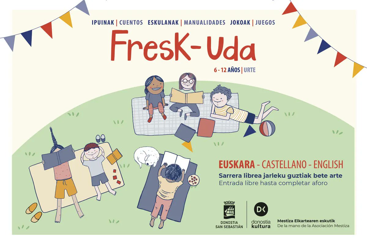 DK_Liburutegiak's tweet photo. Fresk-uda ekimena #Donostia-ko Udal Liburutegietan https://t.co/zqvUpjFa3P https://t.co/mvE3XM7JQn