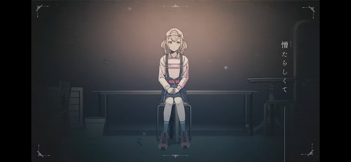 leonamelody047's tweet photo. Going insane over the differences here. 

Kohane who had nothing, who never changed, never hurt, never suffered. who never was *anything*. Literally in her school uniform. Waiting. Patiently. 

vs An. 1/2) https://t.co/VvV6IA38ta