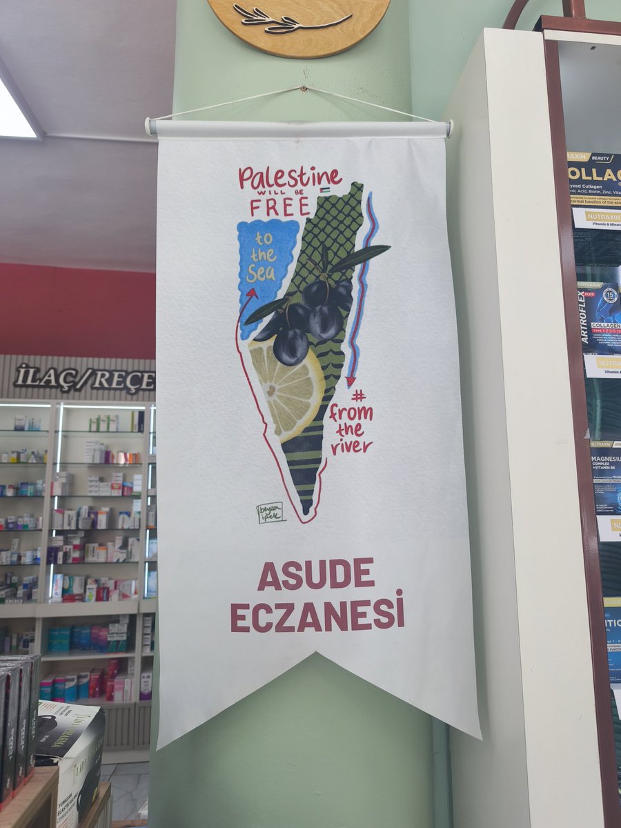 balelibes's tweet photo. bayılıyorum böyle duruşu olan işletmelere. açılışında da filistin bayrağı renklerinde balonlar kullanmıştı https://t.co/SI45tb0xUG