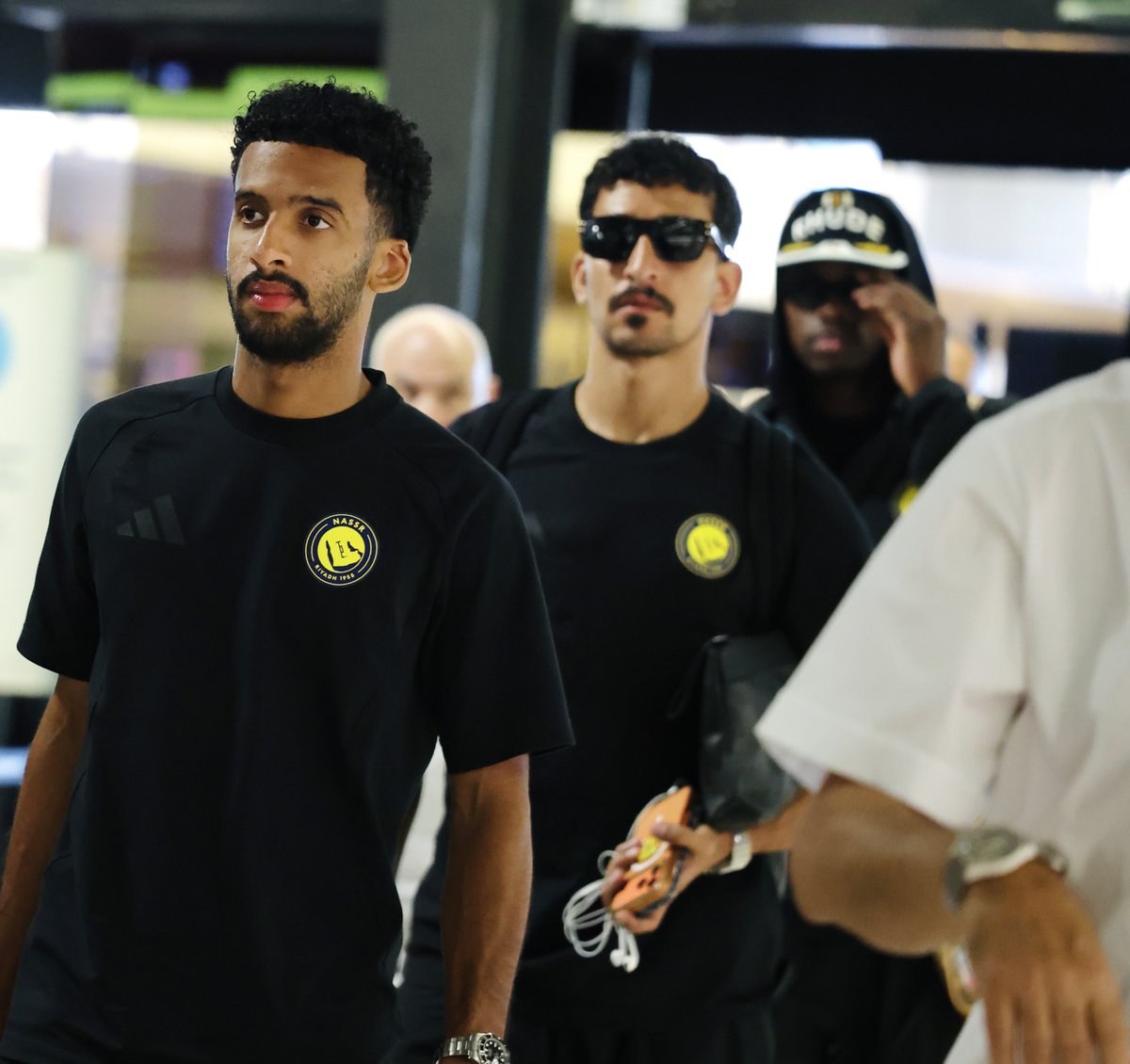 AlNassrFC's tweet photo. استعدادًا للعـودة إلى أرض الوطـن 🇸🇦 https://t.co/b9lAYpX0iE