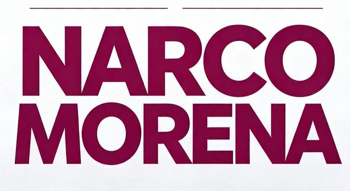e_HernandezV's tweet photo. @jgnaredo @Claudiashein @SergioSarmiento #MORENAESNARCOPARTIDO 
#MorenaOrganizaciónCriminal 
#MorenaNarcoPolíticos 
#MorenaTerrorista https://t.co/BmoLXuPk7X