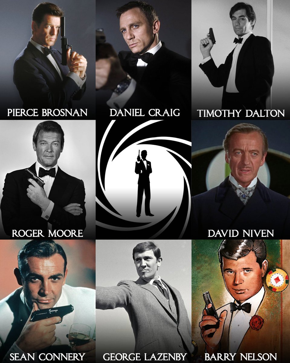 FeelsCinema's tweet photo. Amy Pascal says that the next James Bond will likely be chosen by the end of 2026.

"I would say the end of the year is a good bet."

Actors who have played James Bond in live-action over the years. It will be interesting to see who continues the legacy of 007. https://t.co/VM40mfq2cf
