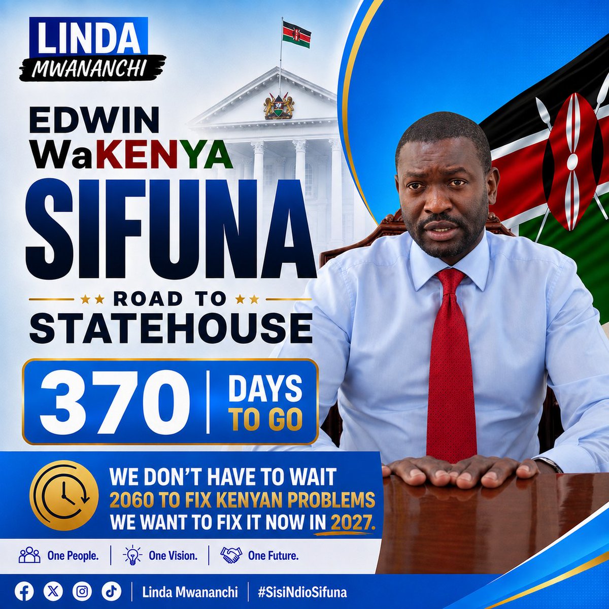 Chipukizii's tweet photo. 370 Days remaining tufike statehouse 🔥🇰🇪
Sisi Ndo Sifuna https://t.co/aUDr9aT3fx