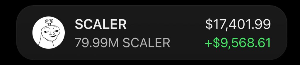sol_t01's tweet photo. $Scaler Is making waves printing massive profits on my Alpha telegram group

If you’re in my  tg group your copy trade would have been on same profit as I am.

Ca: VDQXFSd216grgKyAcXGXKJJkWXwqJ29y4zw232jpump https://t.co/pki1GzfyMW