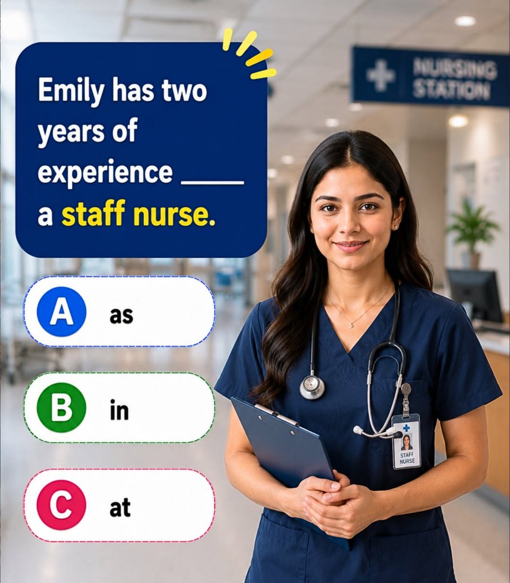 EnglishMasteryz's tweet photo. 💼 Improve your English, one quiz at a time!

Practice every day and build your confidence. 💙 https://t.co/LF4VzMmz4Q